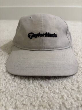 TaylorMade Gray Baseball Cap with Black Logo